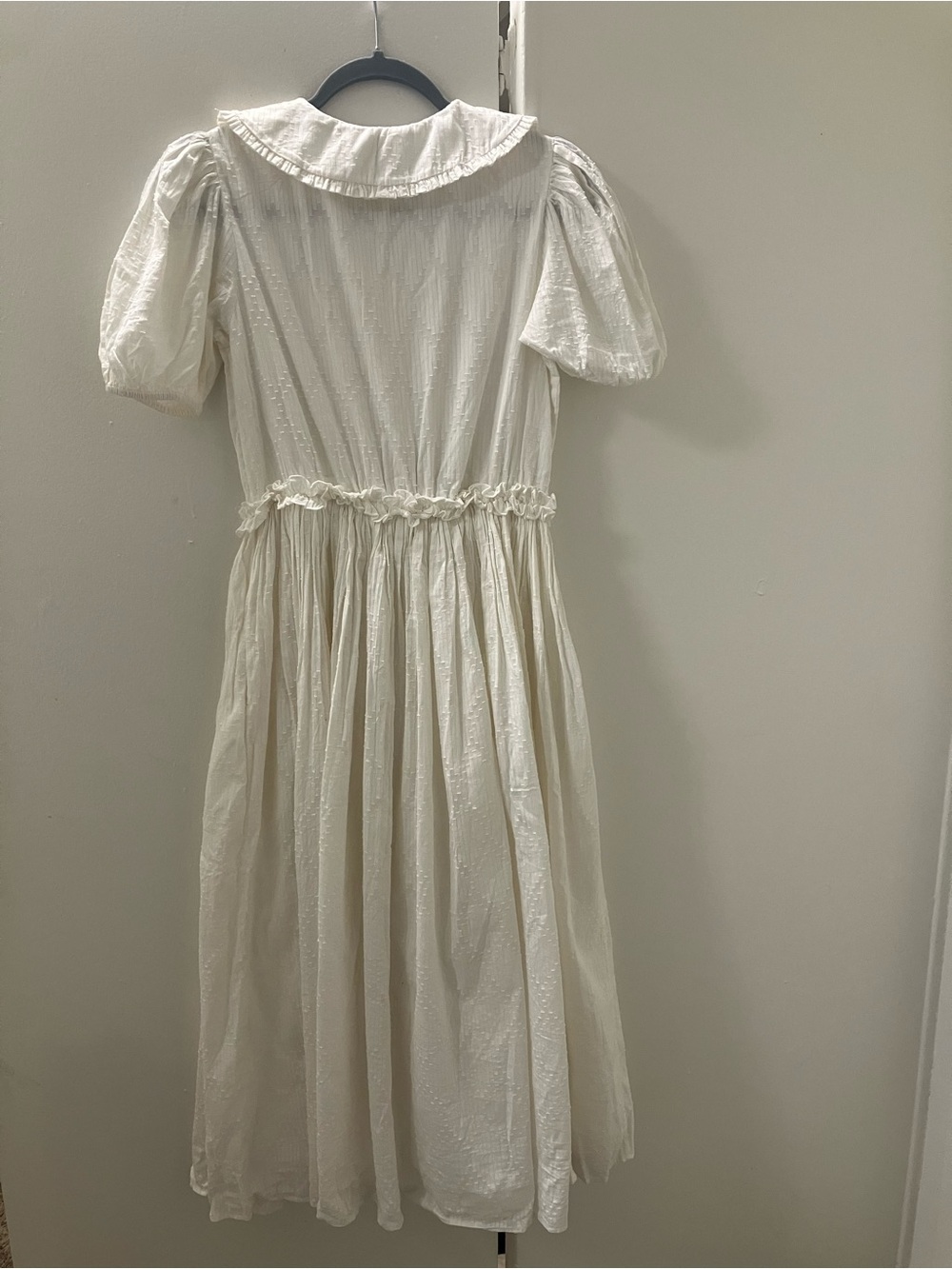 Ivy City Co Betty In White Sz XS Cottage Cotton Midi Dress Brand New W Tag. - Picture 5 of 6
